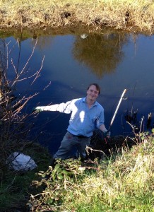 Picking up rubbish today on the canal bank